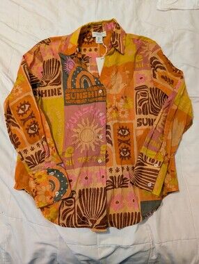 Calypso St Barth Sunshine Print Shirt